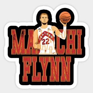 malachi flynn vintage design Sticker